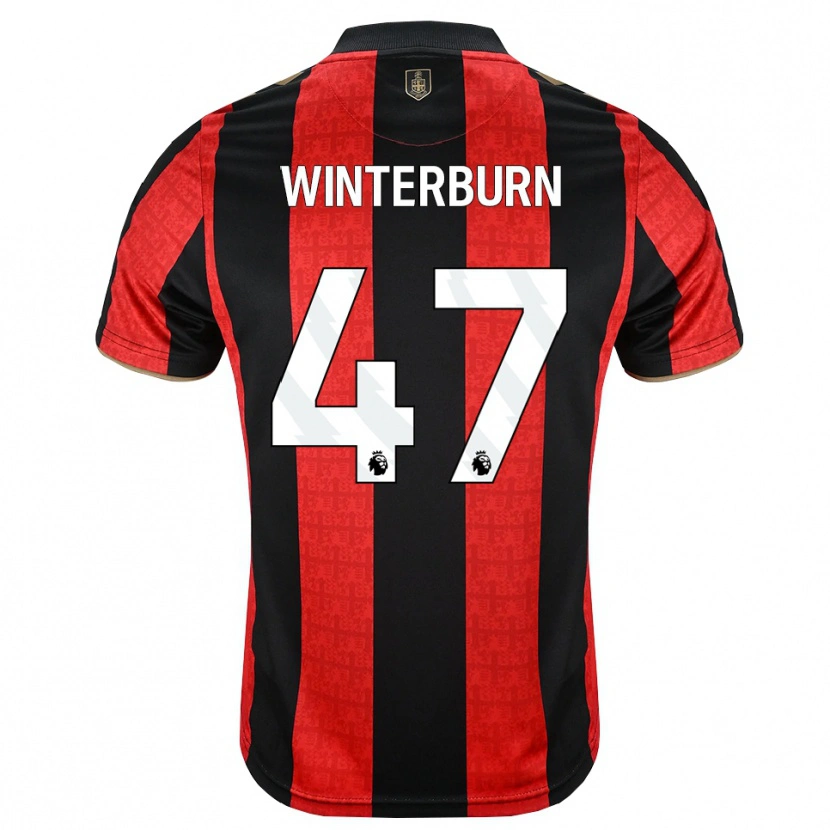 Danxen Damen Ben Winterburn #47 Goldgelb Rot Schwarz Heimtrikot Trikot 2026/27 T-Shirt