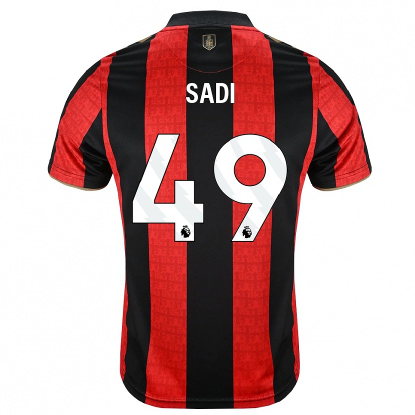 Danxen Damen Dominic Sadi #49 Goldgelb Rot Schwarz Heimtrikot Trikot 2026/27 T-Shirt
