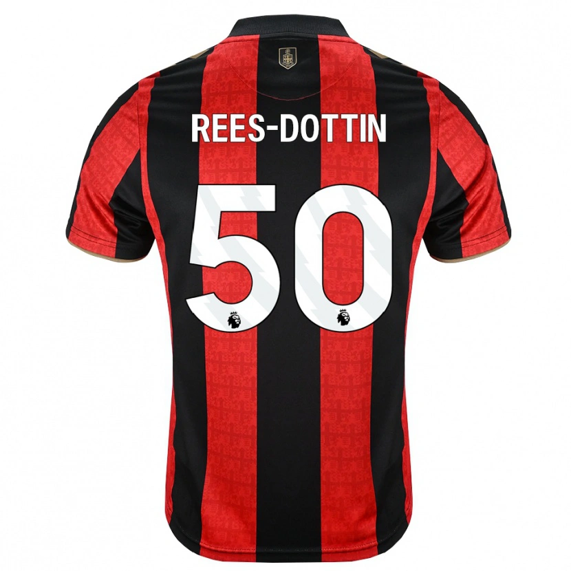 Danxen Damen Remy Rees-Dottin #50 Goldgelb Rot Schwarz Heimtrikot Trikot 2026/27 T-Shirt