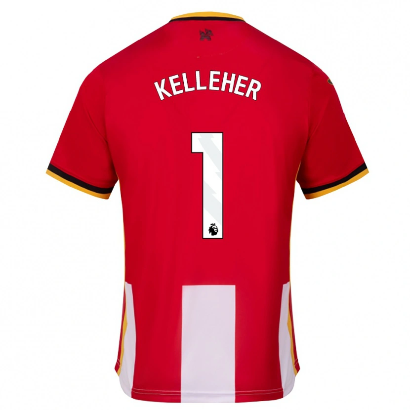 Danxen Damen Caoimhín Kelleher #1 Gelb Schwarz Rot Heimtrikot Trikot 2026/27 T-Shirt