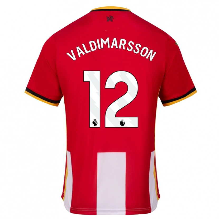 Danxen Damen Hákon Valdimarsson #12 Gelb Schwarz Rot Heimtrikot Trikot 2026/27 T-Shirt