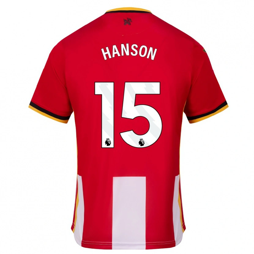 Danxen Damen Jacob Hanson #15 Gelb Schwarz Rot Heimtrikot Trikot 2026/27 T-Shirt