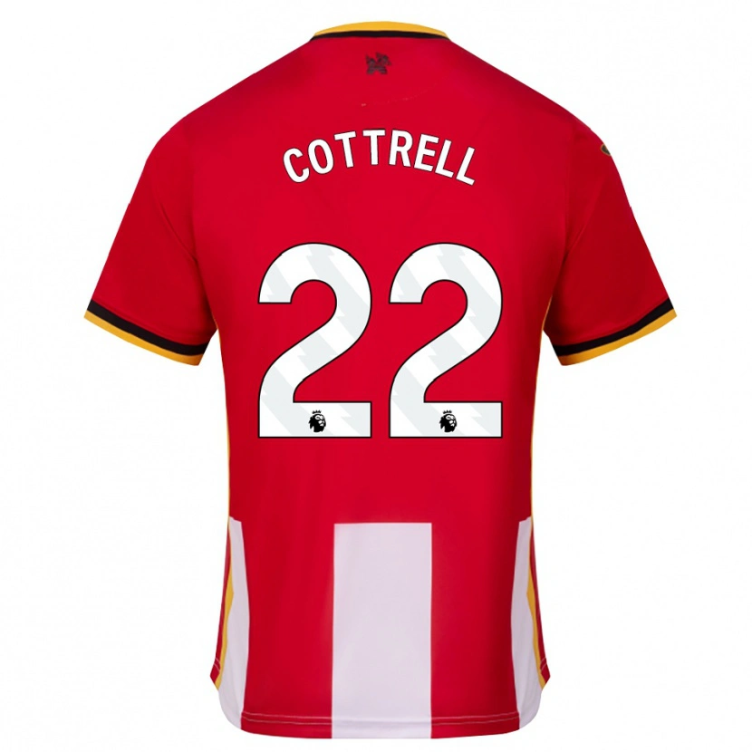 Danxen Damen Eleonora Cottrell #22 Gelb Schwarz Rot Heimtrikot Trikot 2026/27 T-Shirt