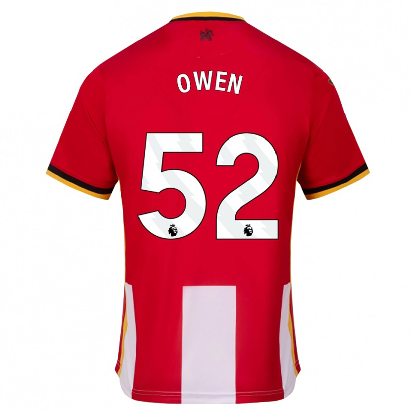 Danxen Damen Riley Owen #52 Gelb Schwarz Rot Heimtrikot Trikot 2026/27 T-Shirt