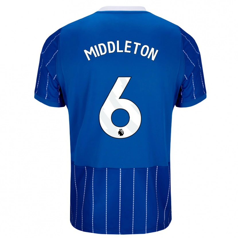 Danxen Damen Jesse Middleton #6 Mittelblau Weiß Heimtrikot Trikot 2026/27 T-Shirt