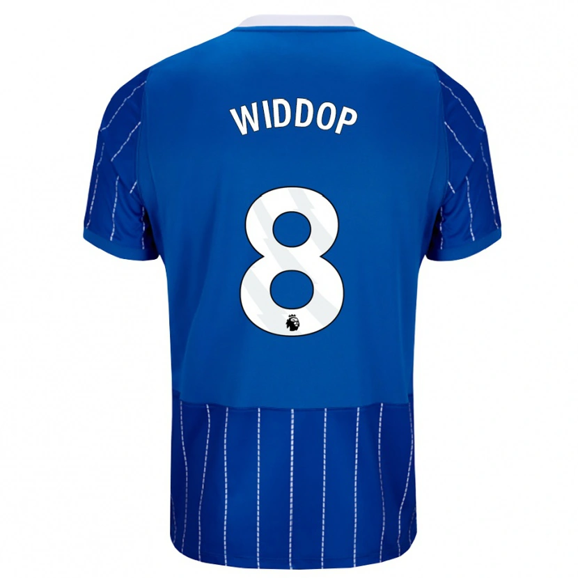 Danxen Damen Fraser Widdop #8 Mittelblau Weiß Heimtrikot Trikot 2026/27 T-Shirt