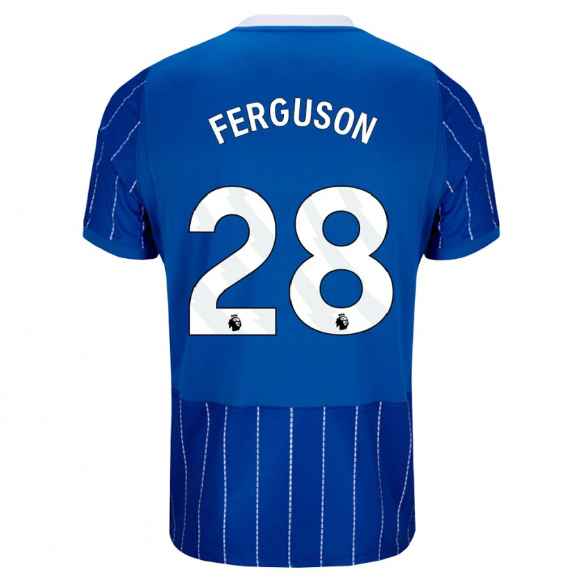 Danxen Damen Evan Ferguson #28 Mittelblau Weiß Heimtrikot Trikot 2026/27 T-Shirt