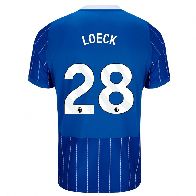 Danxen Damen Melina Loeck #28 Mittelblau Weiß Heimtrikot Trikot 2026/27 T-Shirt