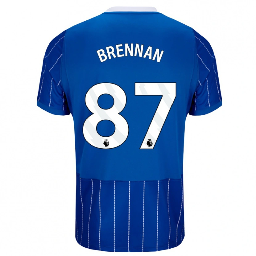 Danxen Damen Zach Brennan #87 Mittelblau Weiß Heimtrikot Trikot 2026/27 T-Shirt