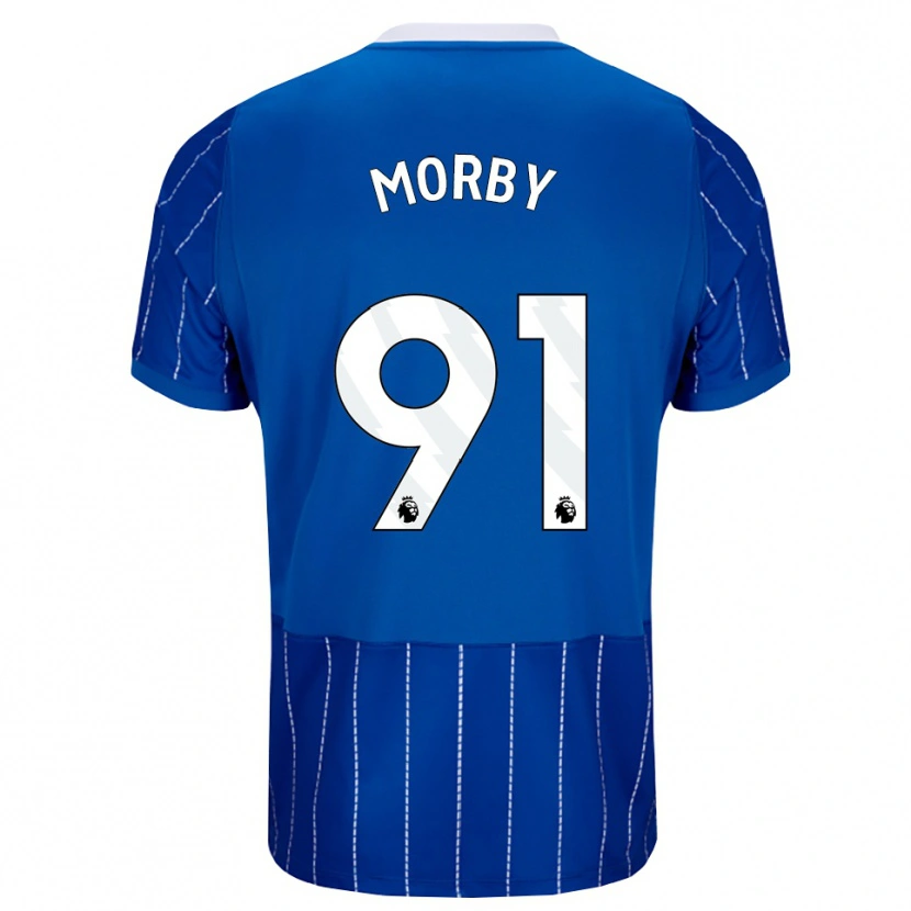 Danxen Damen Jackson Morby #91 Mittelblau Weiß Heimtrikot Trikot 2026/27 T-Shirt