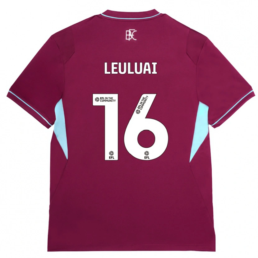 Danxen Damen Marley Leuluai #16 Burgund Grün Heimtrikot Trikot 2026/27 T-Shirt