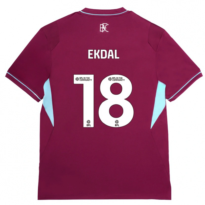 Danxen Damen Hjalmar Ekdal #18 Burgund Grün Heimtrikot Trikot 2026/27 T-Shirt