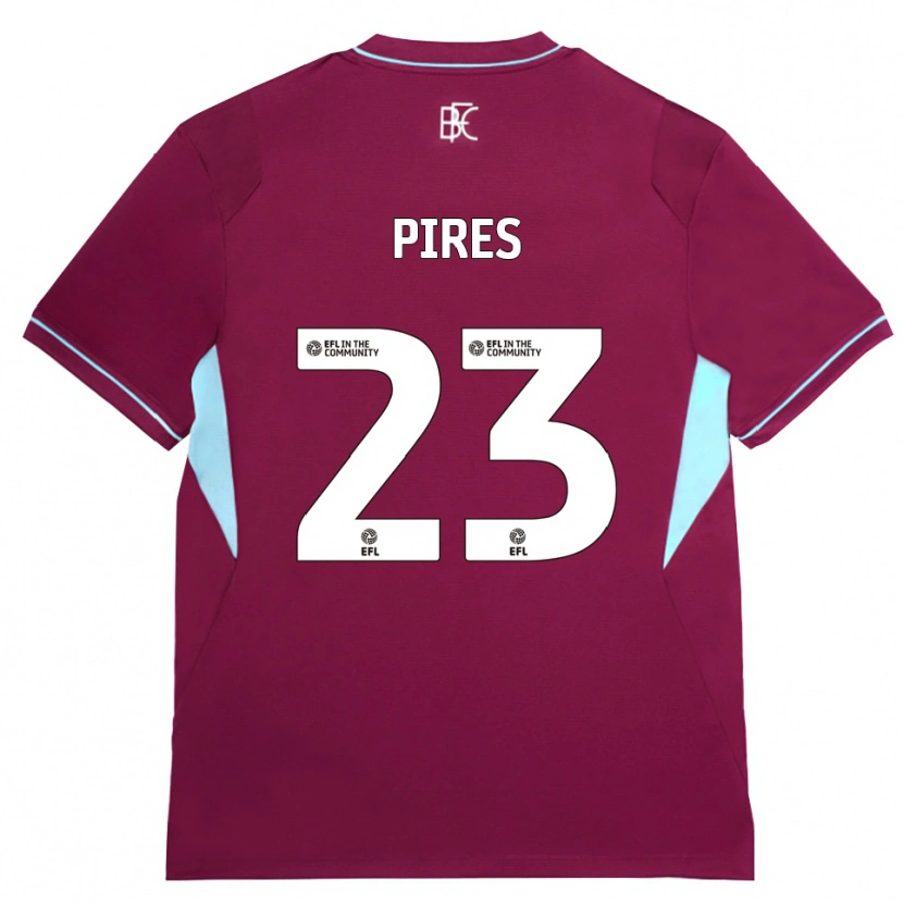 Danxen Damen Lucas Pires #23 Burgund Grün Heimtrikot Trikot 2026/27 T-Shirt