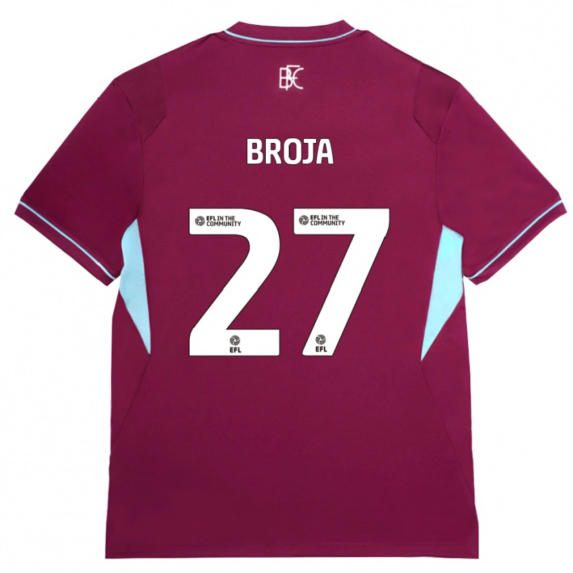 Danxen Damen Armando Broja #27 Burgund Grün Heimtrikot Trikot 2026/27 T-Shirt