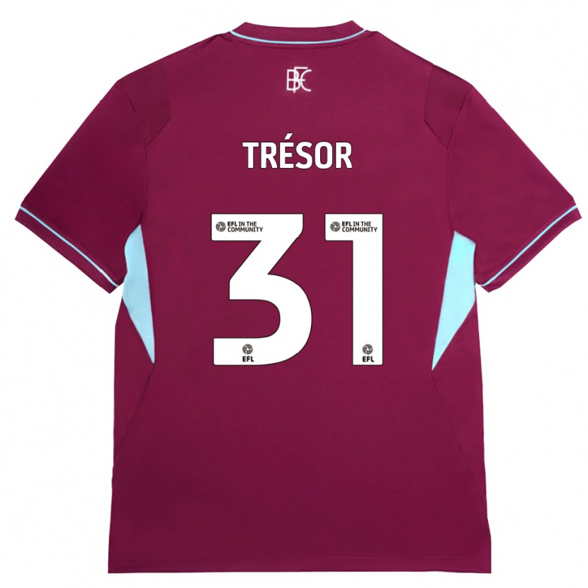 Danxen Damen Mike Tresor #31 Burgund Grün Heimtrikot Trikot 2026/27 T-Shirt