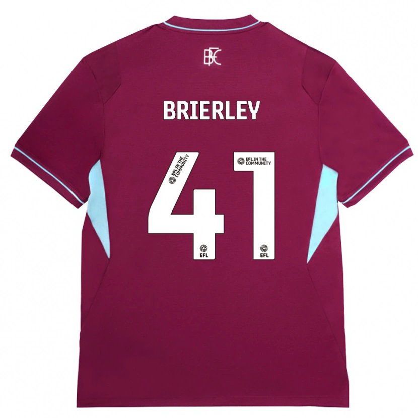 Danxen Damen George Brierley #41 Burgund Grün Heimtrikot Trikot 2026/27 T-Shirt