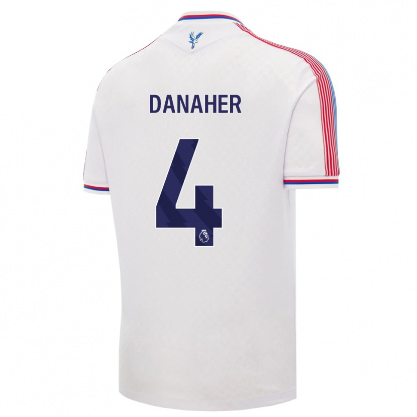 Danxen Damen Euan Danaher #4 Weiß Rot Blau Heimtrikot Trikot 2026/27 T-Shirt