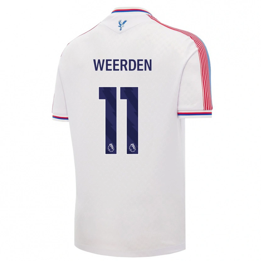 Danxen Damen Ashleigh Weerden #11 Weiß Rot Blau Heimtrikot Trikot 2026/27 T-Shirt