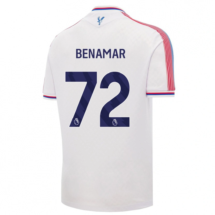 Danxen Damen Dean Benamar #72 Weiß Rot Blau Heimtrikot Trikot 2026/27 T-Shirt