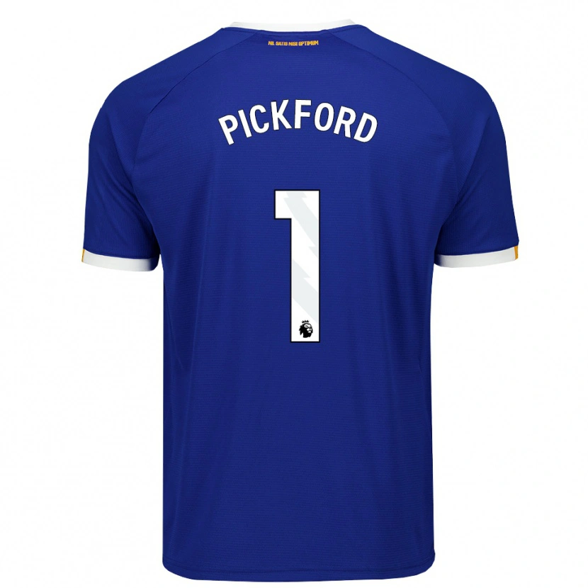 Danxen Damen Jordan Pickford #1 Blau Weiß Gelb Heimtrikot Trikot 2026/27 T-Shirt