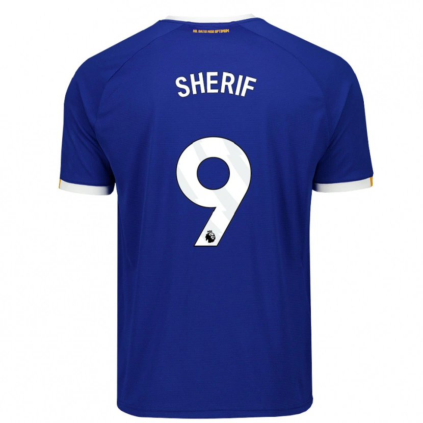 Danxen Damen Martin Sherif #9 Blau Weiß Gelb Heimtrikot Trikot 2026/27 T-Shirt