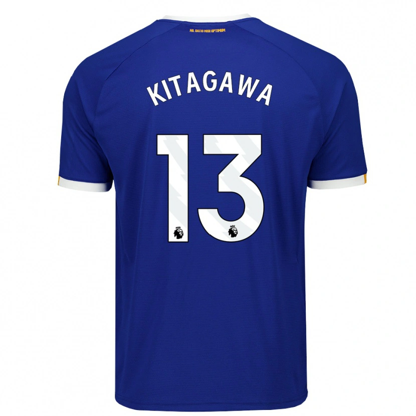Danxen Damen Hikaru Kitagawa #13 Blau Weiß Gelb Heimtrikot Trikot 2026/27 T-Shirt