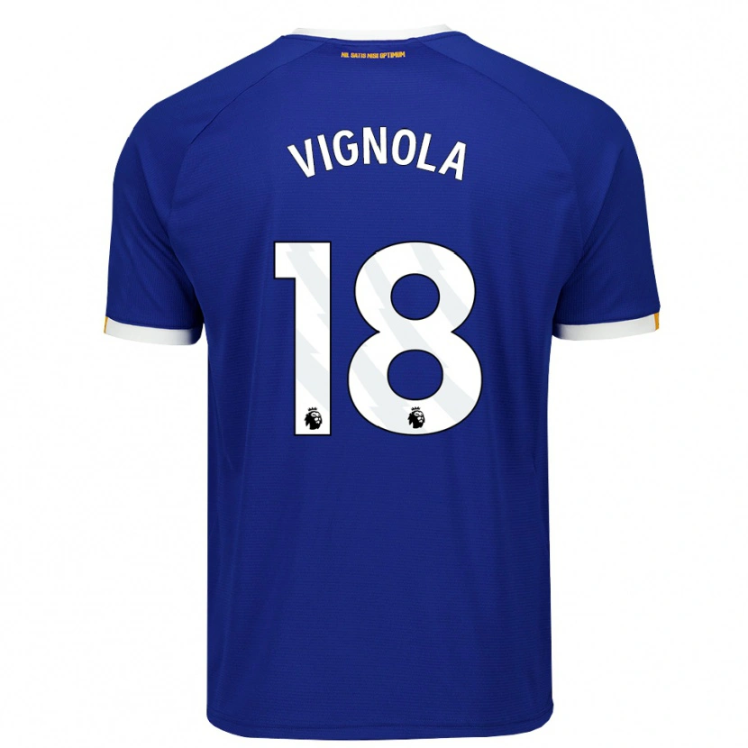 Danxen Damen Ornella Vignola #18 Blau Weiß Gelb Heimtrikot Trikot 2026/27 T-Shirt