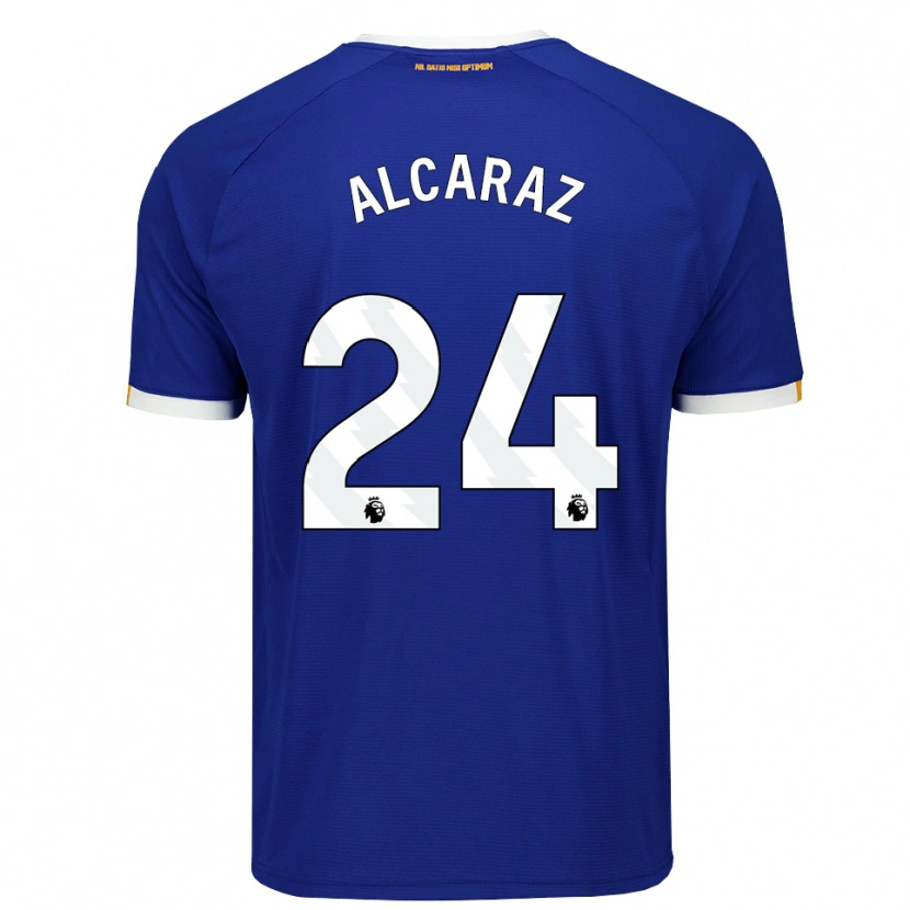 Danxen Damen Carlos Alcaraz #24 Blau Weiß Gelb Heimtrikot Trikot 2026/27 T-Shirt