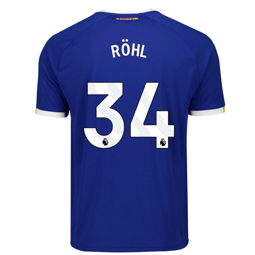 Danxen Damen Merlin Röhl #34 Blau Weiß Gelb Heimtrikot Trikot 2026/27 T-Shirt
