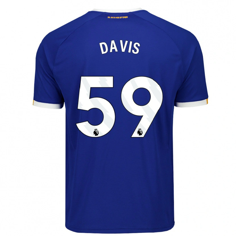 Danxen Damen Luca Davis #59 Blau Weiß Gelb Heimtrikot Trikot 2026/27 T-Shirt