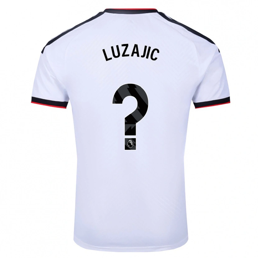 Danxen Damen Stefan Luzajic #0 Weiß Schwarz Rot Heimtrikot Trikot 2026/27 T-Shirt