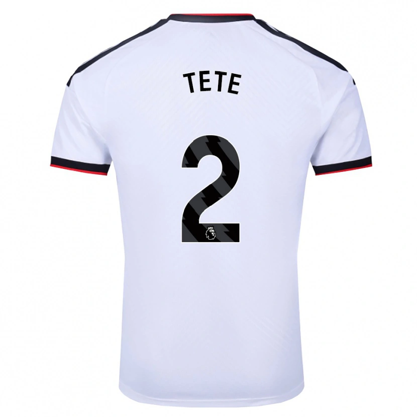 Danxen Damen Kenny Tete #2 Weiß Schwarz Rot Heimtrikot Trikot 2026/27 T-Shirt