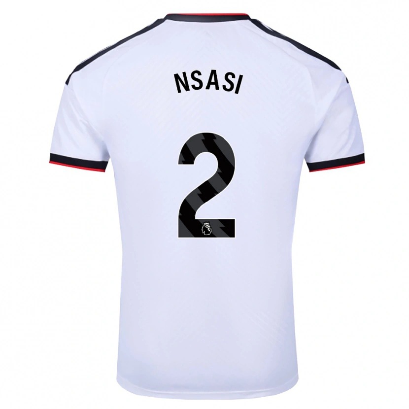 Danxen Damen Eddy Nsasi #2 Weiß Schwarz Rot Heimtrikot Trikot 2026/27 T-Shirt
