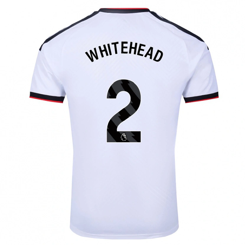 Danxen Damen Daniel Whitehead #2 Weiß Schwarz Rot Heimtrikot Trikot 2026/27 T-Shirt
