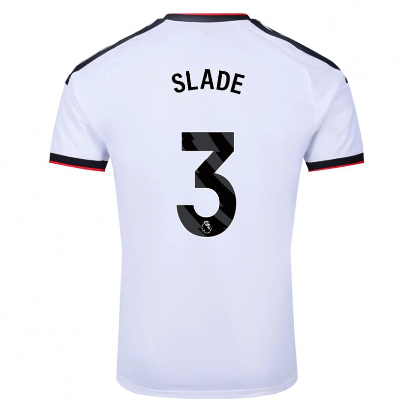 Danxen Damen Bradley Slade #3 Weiß Schwarz Rot Heimtrikot Trikot 2026/27 T-Shirt