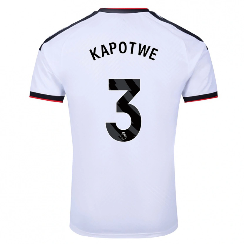 Danxen Damen Chase Kapotwe #3 Weiß Schwarz Rot Heimtrikot Trikot 2026/27 T-Shirt
