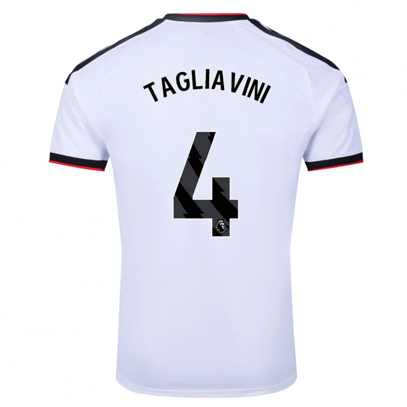 Danxen Damen Ella Tagliavini #4 Weiß Schwarz Rot Heimtrikot Trikot 2026/27 T-Shirt