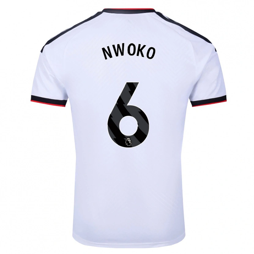 Danxen Damen Chibuzo Nwoko #6 Weiß Schwarz Rot Heimtrikot Trikot 2026/27 T-Shirt