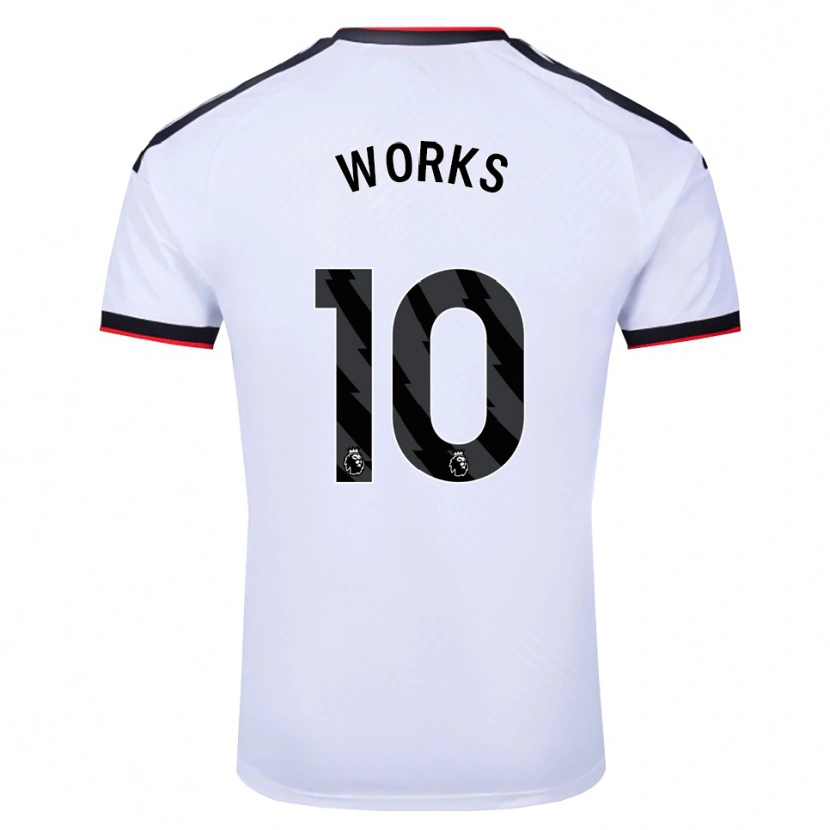 Danxen Damen Terrell Works #10 Weiß Schwarz Rot Heimtrikot Trikot 2026/27 T-Shirt