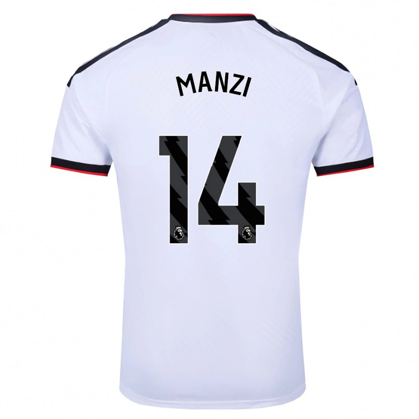 Danxen Damen Sophie Manzi #14 Weiß Schwarz Rot Heimtrikot Trikot 2026/27 T-Shirt