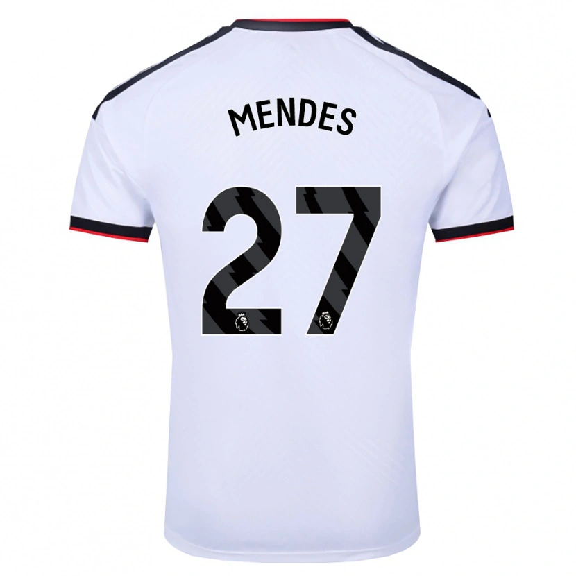 Danxen Damen Megalie Mendes #27 Weiß Schwarz Rot Heimtrikot Trikot 2026/27 T-Shirt