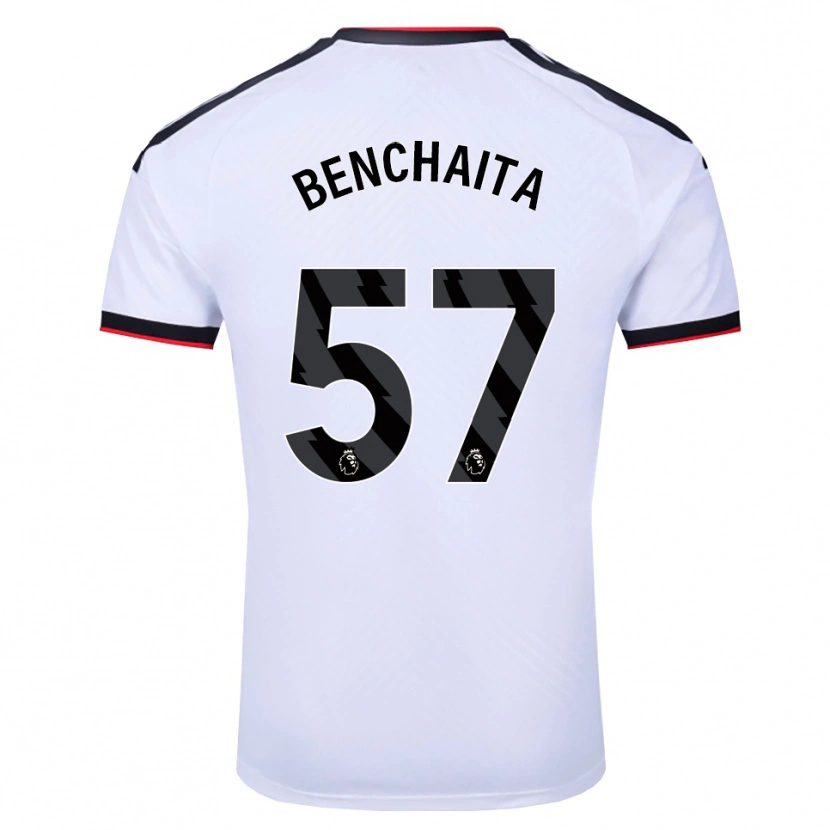 Danxen Damen Nazim Benchaita #57 Weiß Schwarz Rot Heimtrikot Trikot 2026/27 T-Shirt