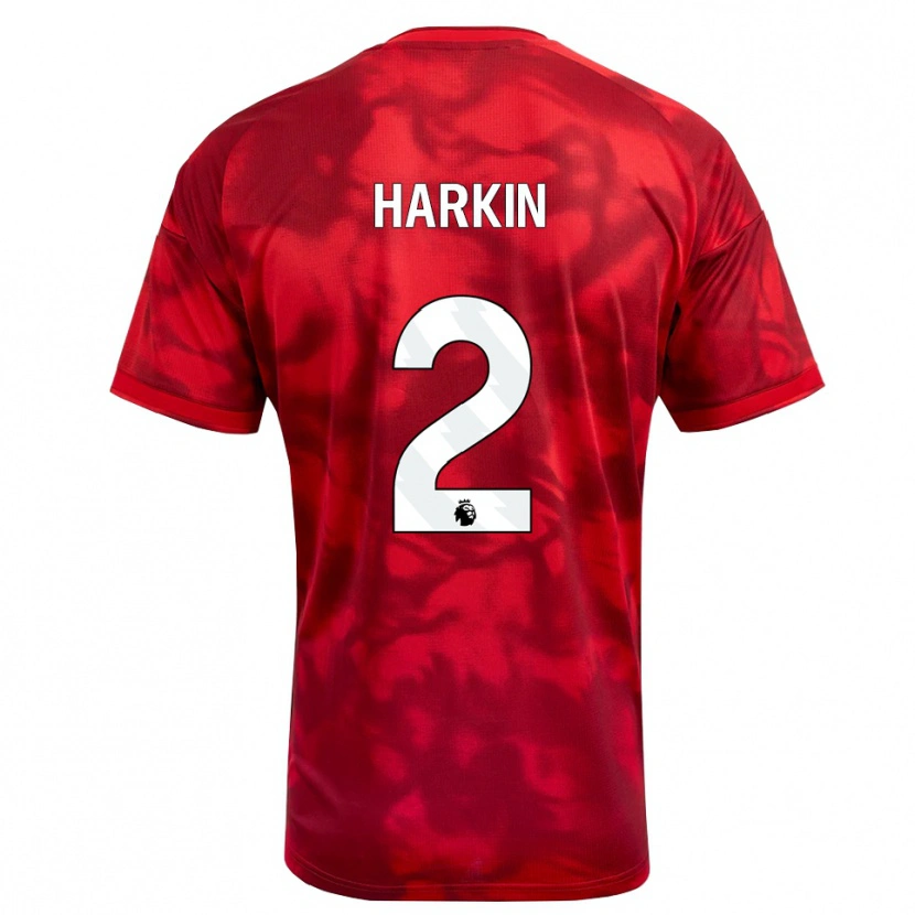 Danxen Damen Lyndsey Harkin #2 Karmesin Weiß Heimtrikot Trikot 2026/27 T-Shirt