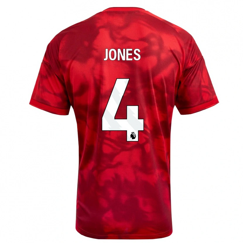 Danxen Damen Brodie Jones #4 Karmesin Weiß Heimtrikot Trikot 2026/27 T-Shirt