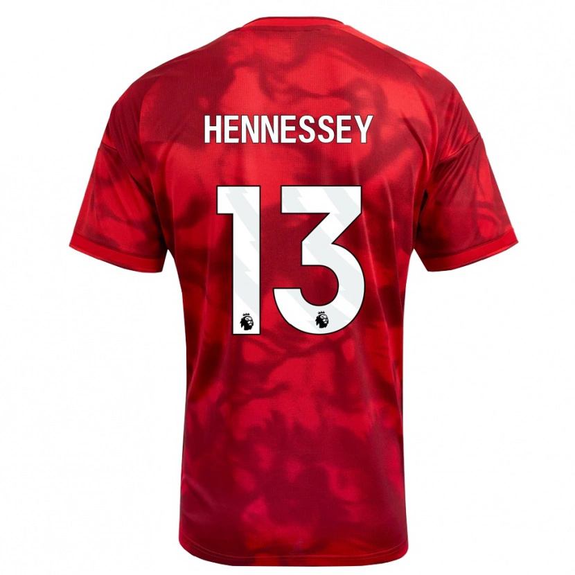 Danxen Damen Wayne Hennessey #13 Karmesin Weiß Heimtrikot Trikot 2026/27 T-Shirt