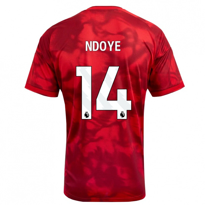 Danxen Damen Dan Ndoye #14 Karmesin Weiß Heimtrikot Trikot 2026/27 T-Shirt
