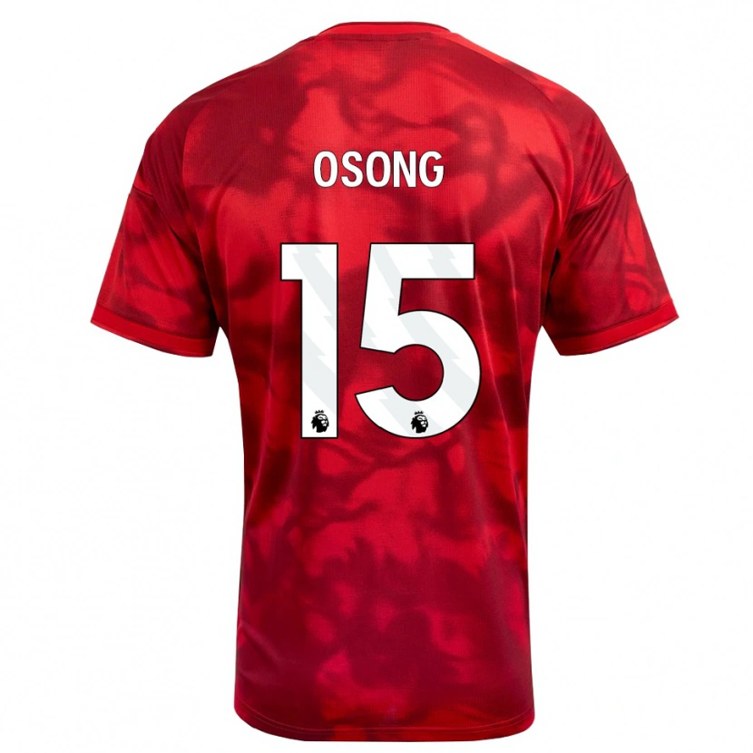 Danxen Damen Detlef Esapa Osong #15 Karmesin Weiß Heimtrikot Trikot 2026/27 T-Shirt