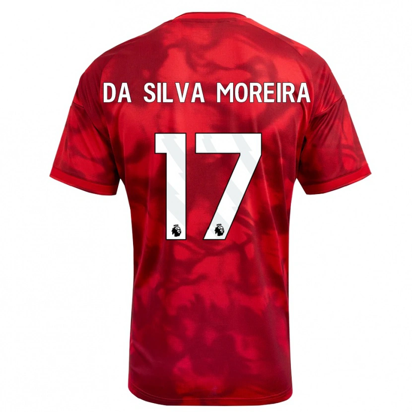 Danxen Damen Eric Da Silva Moreira #17 Karmesin Weiß Heimtrikot Trikot 2026/27 T-Shirt