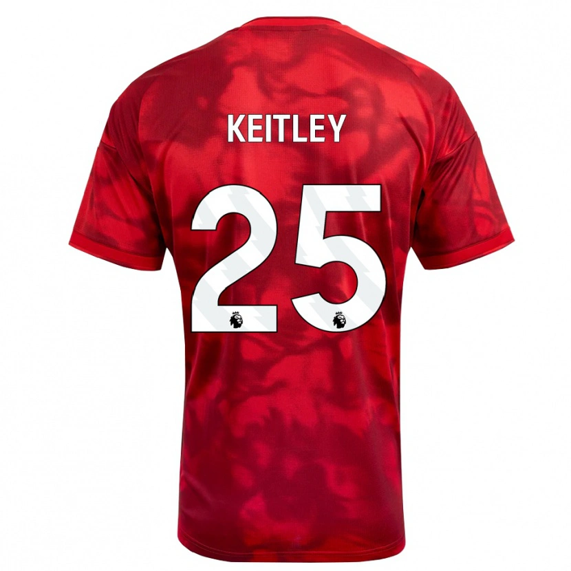 Danxen Damen Alice Keitley #25 Karmesin Weiß Heimtrikot Trikot 2026/27 T-Shirt