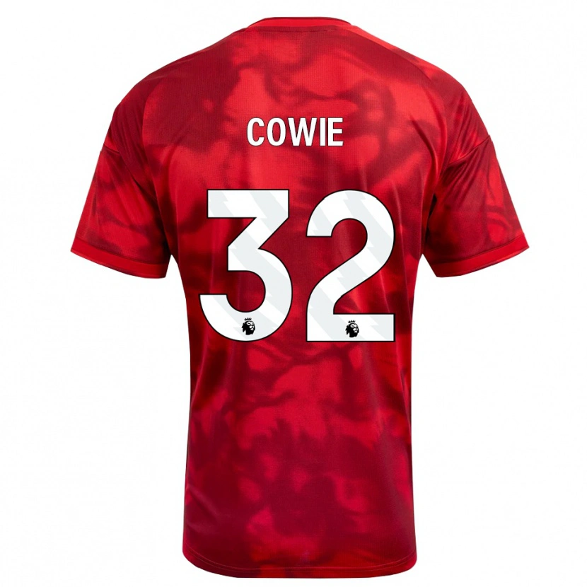Danxen Damen Abi Cowie #32 Karmesin Weiß Heimtrikot Trikot 2026/27 T-Shirt